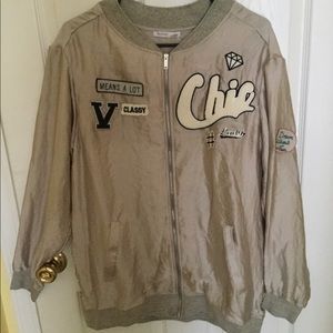A bomber jacket.
